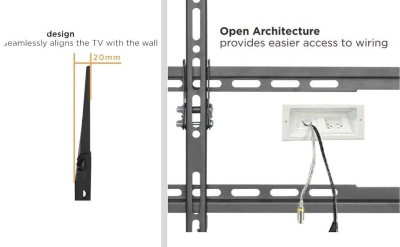 Gadget Wagon 32 to 65 Inches LED TV Wall Mount | 50 Kgs Weight Capacity | Heavy Duty - Image 4