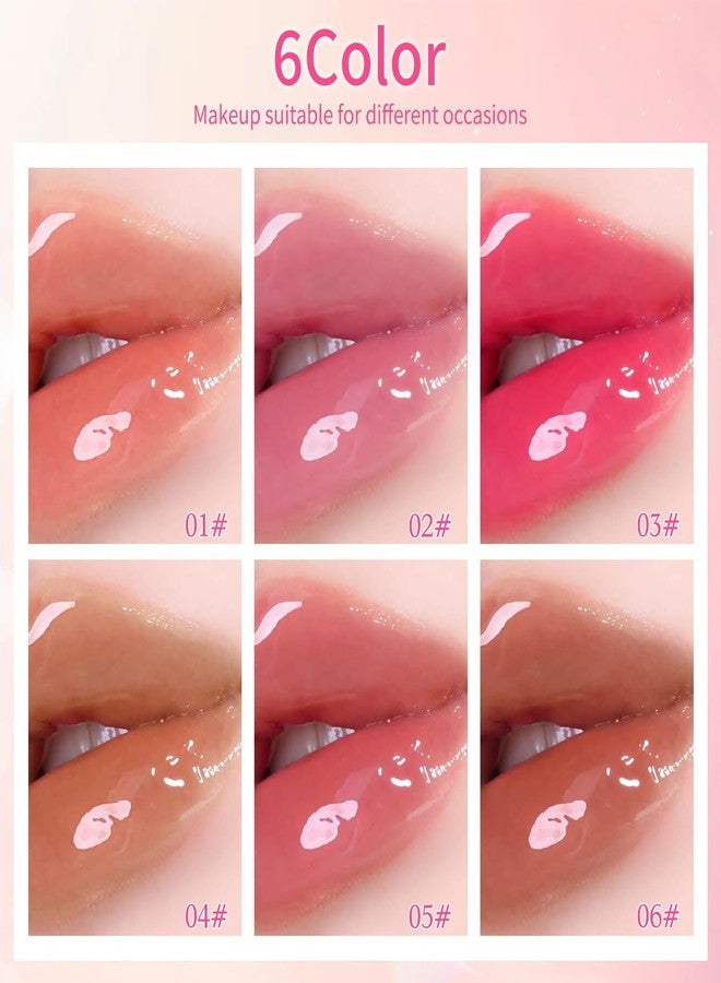 URQT Peptide Brightening Lip Serum for Fuller Looking Lips, Hydrating Non-Sticky Lip Oil, Smooth Lip Lines & Enhance Natural Pink Tone, Cooling Metal Applicator, Glassy Juicy Lips Makeup (02 Pink Milk) - Image 3