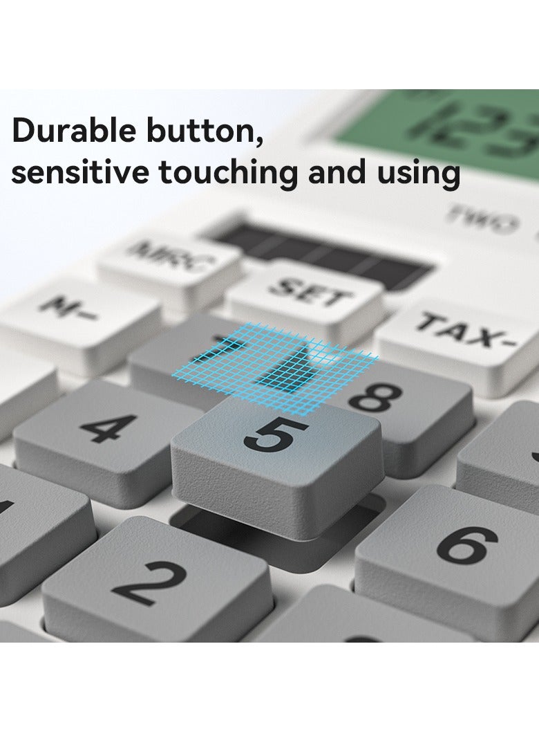 EC10 Dual Power Source LCD Display Desk Calculator - Image 3