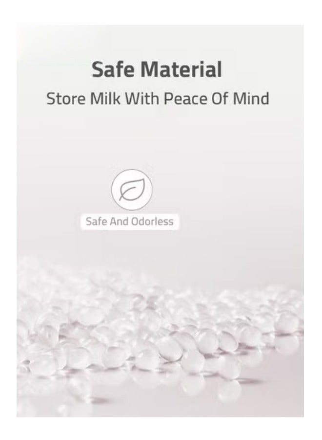 DOOKOO 50 Counts Breastmilk Storage Bags, Counting Pack, Presterilized, Hygienically Doubled-Sealed,  Self Standing and Suitable for Refrigeration and Freezing, 210ml - Image 5