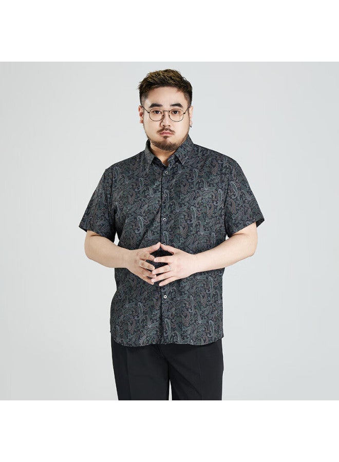 Ayoupang Summer Plus Size Floral Shirt Ice Silk Thin Seamless Elastic Undershirt - Image 4