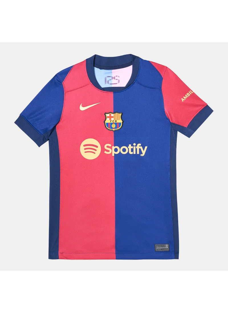 Nike Kids' FC Barcelona 24/25 Home Replica Football Jersey