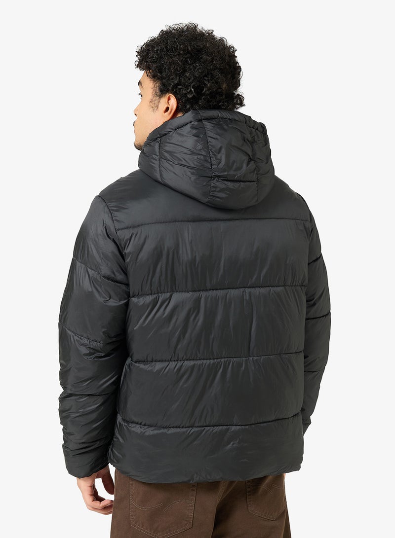 JACK & JONES Essential Puffer Jacket With Hood - Image 2