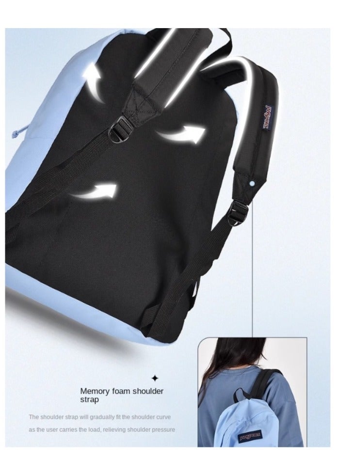 JANSPORT Superbreak Solid Backpack Blue - Image 3