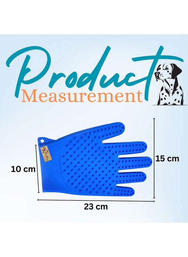 ويستيرن إرا قفازات العناية بالحيوانات الأليفة من 'S Pet Care: حل متقدم للعناية بالكلاب والقطط، أسنان من السيليكون عالي الكثافة لتنظيف فعال، تصميم بخمسة أصابع لتحسين التحكم، مثالية للاستحمام والتدليك - Image 5