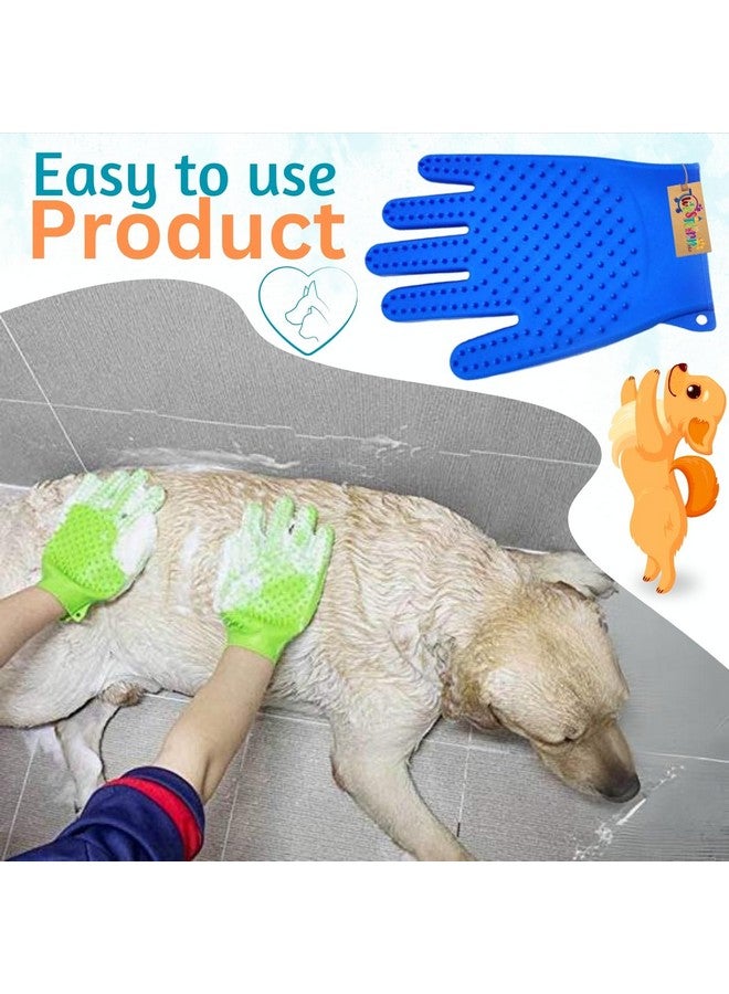 ويستيرن إرا قفازات العناية بالحيوانات الأليفة من 'S Pet Care: حل متقدم للعناية بالكلاب والقطط، أسنان من السيليكون عالي الكثافة لتنظيف فعال، تصميم بخمسة أصابع لتحسين التحكم، مثالية للاستحمام والتدليك - Image 4