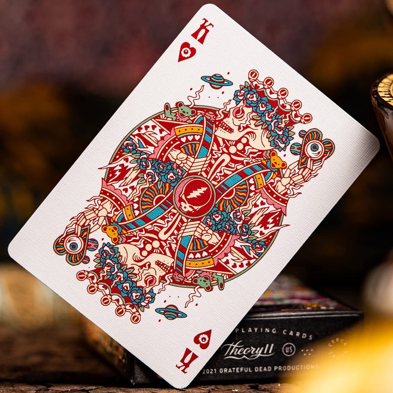theory11 Grateful Dead Playing Cards Premium Deck with Iconic Band-Themed Artwork - Image 4