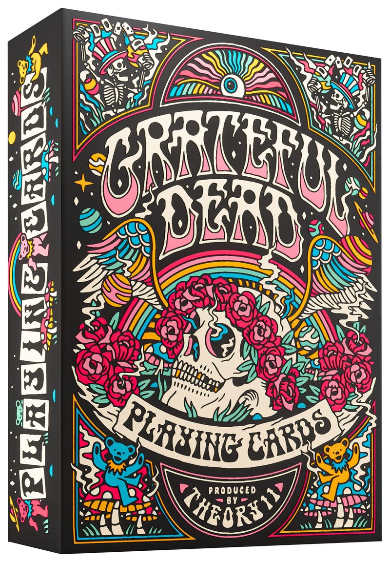 theory11 Grateful Dead Playing Cards Premium Deck with Iconic Band-Themed Artwork - Image 1