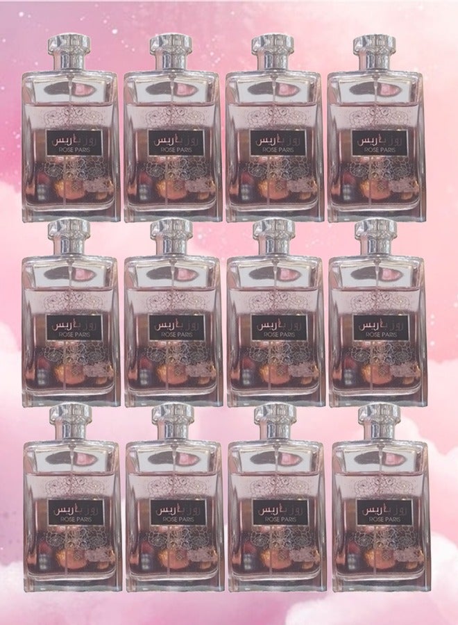 باريس 12 قطع عطر روز باريس 100 مل - Image 1