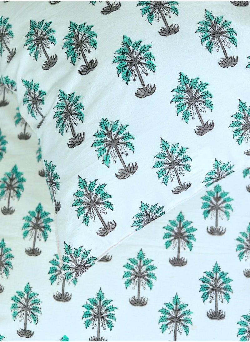 Green Palm Hand Block Printed Premium Cotton Cushion Cover 65 Cm X 65 Cm - pzsku/Z6D02B0D7FAC248CF4D50Z/45/_/1682405469/b7fe3f32-cfe7-4430-a8fb-2369822921b1