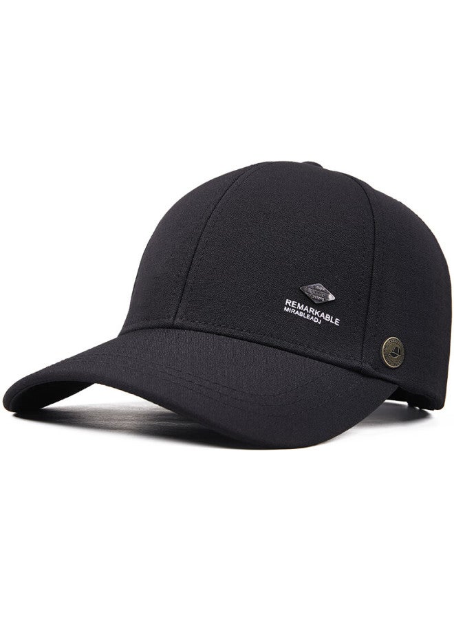 Denssyne High-quality Hat For Men, Casual Outdoor Versatile All-season Baseball Cap For Middle-aged And Elderly, Brand Duck Tongue Cap - Image 3