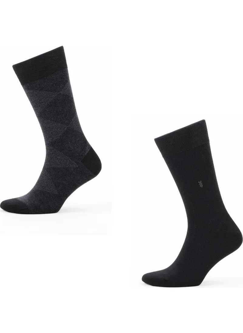 دايكو Premium 6-Piece Mixed Color Bamboo Socks