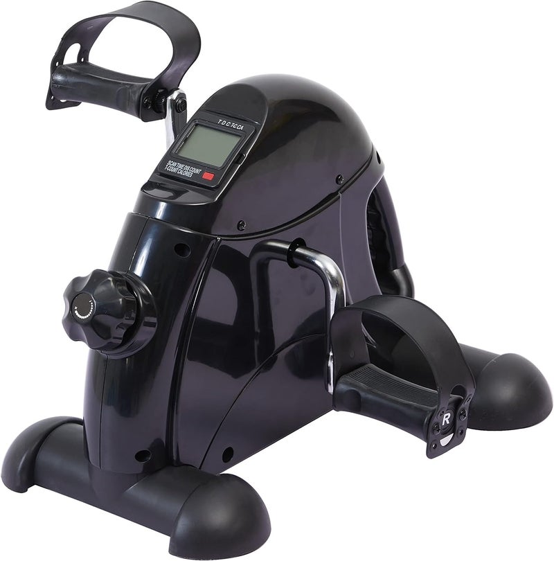 LEWANJA Pedal Exerciser Under Desk Bike Mini Exercise Bike for Leg and Arm Cycling Exercise Portable Peddler with LCD Display - Image 1