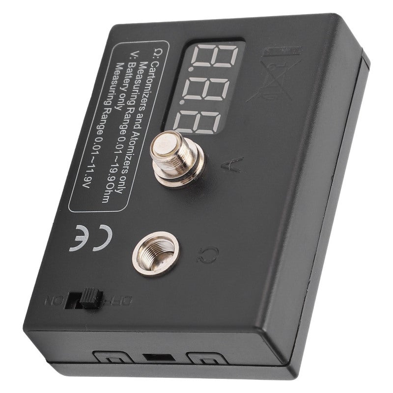 Resistance Tester 0.01-20Ω Durable ABS Material Atomizer Tester - Versatile Multi-Function Thread Tester for EGO 510 808D M7 M8 Threaded Devices - Image 5
