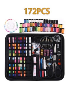 Haidue 172 Pcs Premium Sewing Supplies Mini Sew Kit Black   Needle and Thread Bags With a Plethora of High-end Sewing Supplies  Random Colors  Mini Sewing Sets  - Image 1