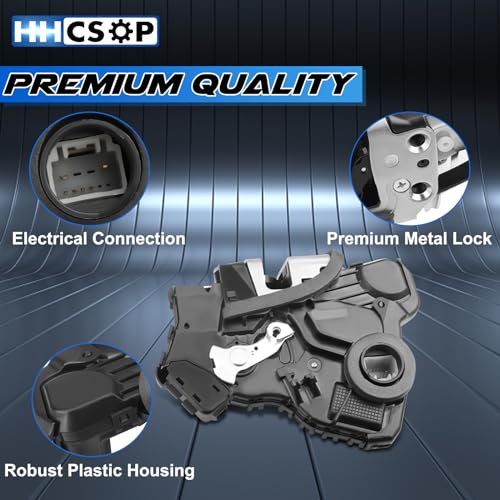 HHCSOP Front Left Driver Side Door Lock Actuator Motor Fit for 2006-2019 Toyota Camry Corolla 4Runner Sienna Tundra Sequoia RAV4 Lexus ES350 RX350 Scion tC xB xD Replaces# 931-401, 69040-0C050, 69040-06180 - Image 5