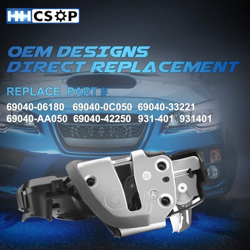 HHCSOP Front Left Driver Side Door Lock Actuator Motor Fit for 2006-2019 Toyota Camry Corolla 4Runner Sienna Tundra Sequoia RAV4 Lexus ES350 RX350 Scion tC xB xD Replaces# 931-401, 69040-0C050, 69040-06180 - Image 4