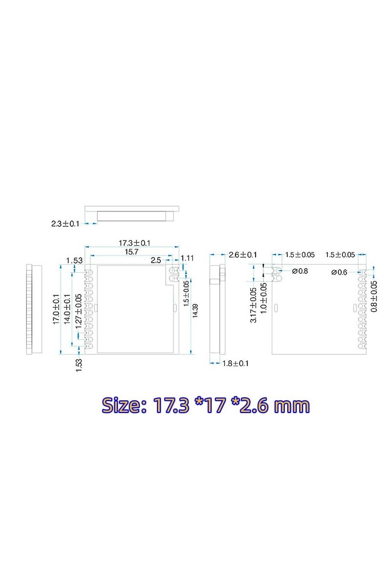 RF Transceiver  868Mhz SX1276 LoRa Module Built-in Temperature Sensor LoRa1276 Networking Transmitters  - Image 2