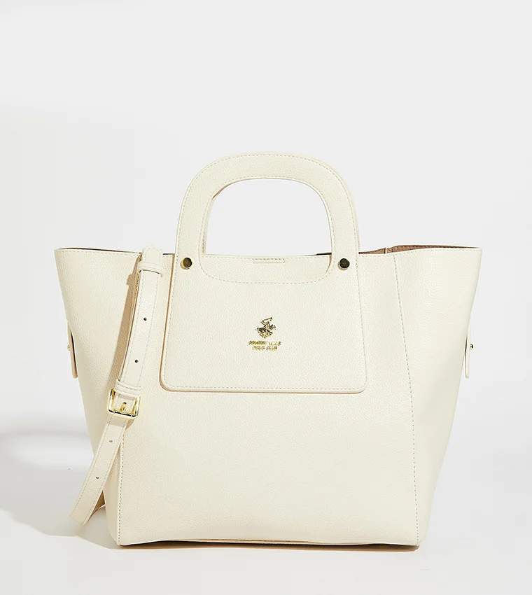 BEVERLY HILLS POLO CLUB Logo Detail Tote Bag