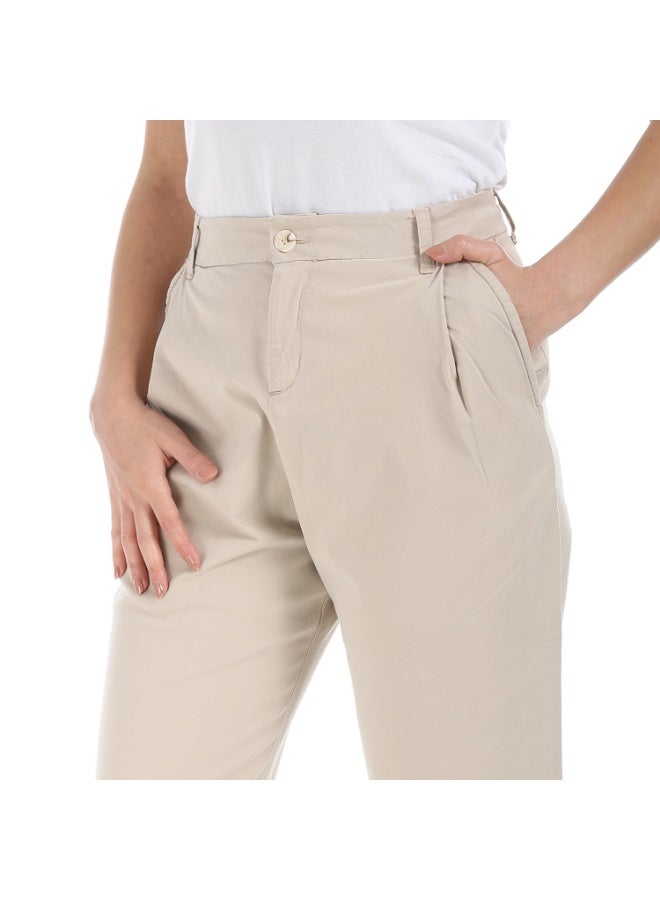Coctail 19204-gabardine pants-beige - Image 4