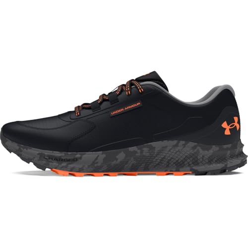 Under Armour Men's Charged Bandit Trail 3, (001) Black/Black/Orange Blast, 8.5, US - Image 1