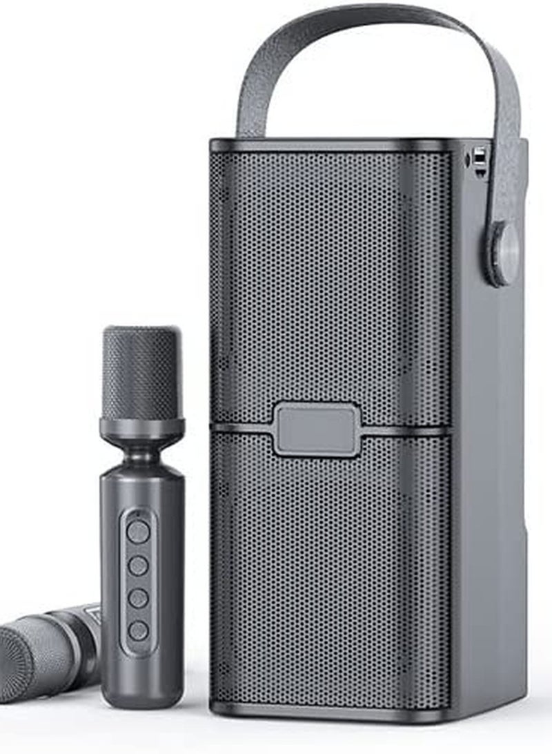 YS YS218 New High Power High Bluetooth Dual Speaker Microphone All-In-One Family Outdoor Party Karaoke TF Sound Bag  - Image 1