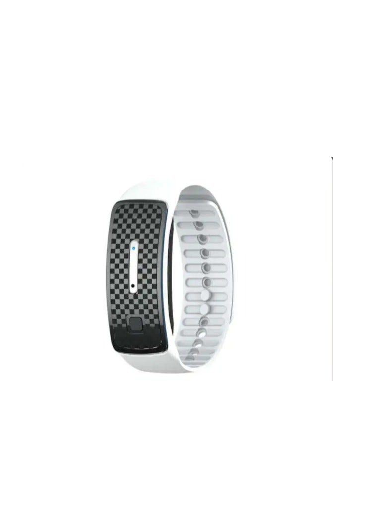 Generic Reusable Mosquito Repellent Bracelets Portable Electronic Anti Mosquito Pest Rechargeable (White) - Image 1