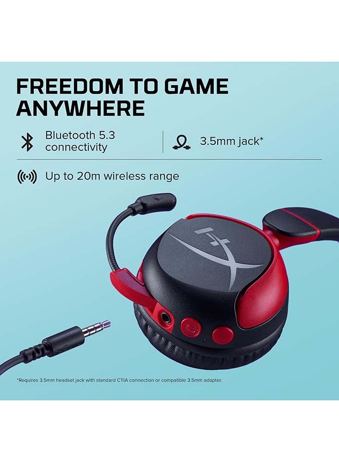 HyperX Cloud Mini, Wireless Gaming Headset, Microphone, Immersive Audio, Comfortable And Lightweight, BT 5.3, 25 Hours Battery Life, Volume Level Below 85 dB, For Ages 8-12 - Black | 7G8F1AA - Image 3