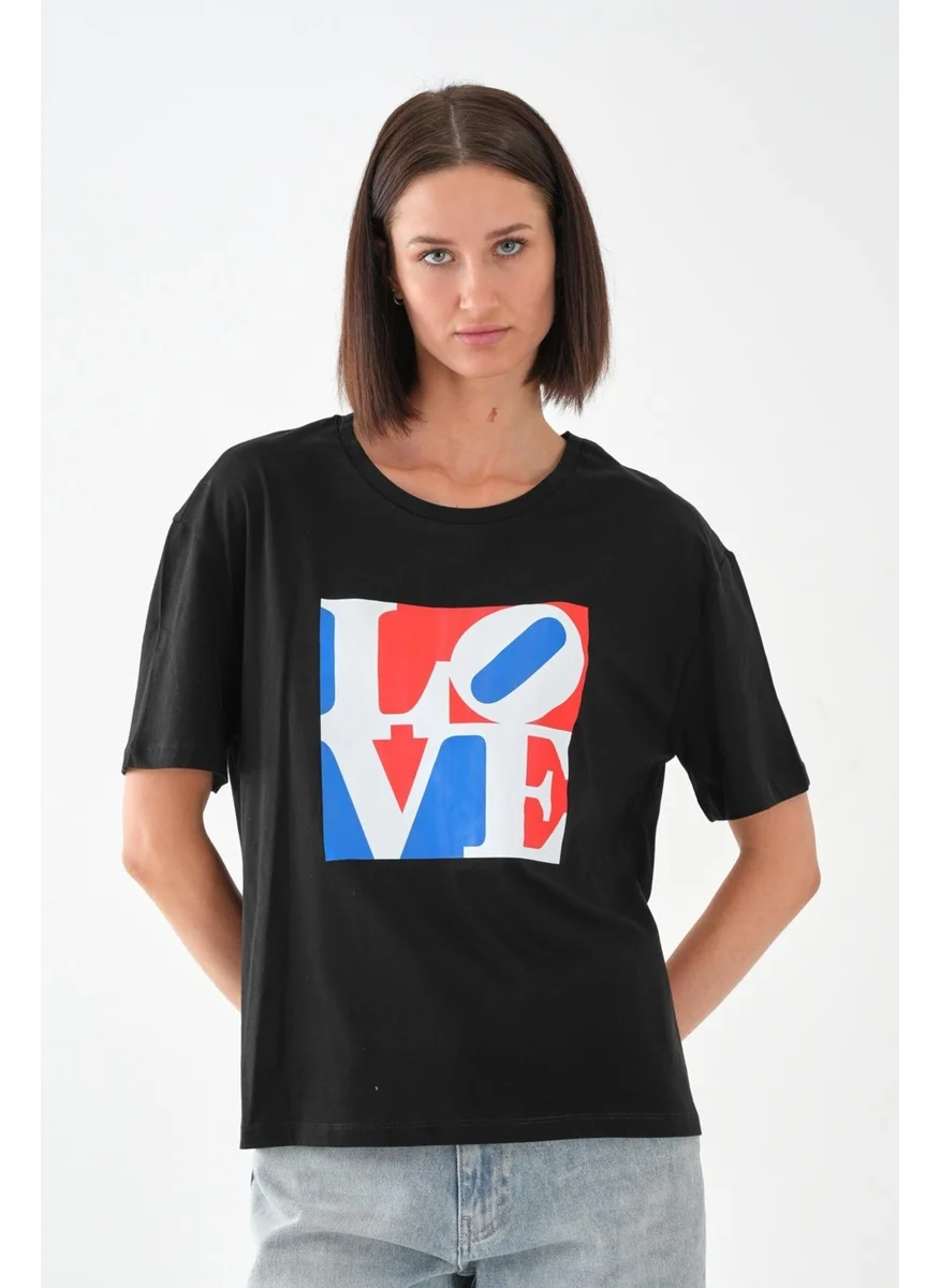 Alexander Gardi Alexandergardi Printed Basic Women's T-Shirt