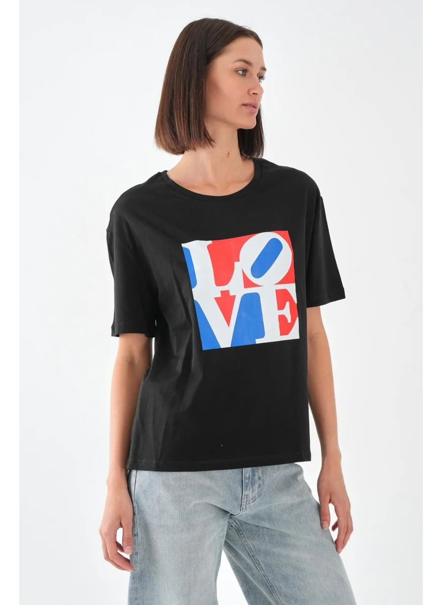 Alexander Gardi Alexandergardi Printed Basic Women's T-Shirt