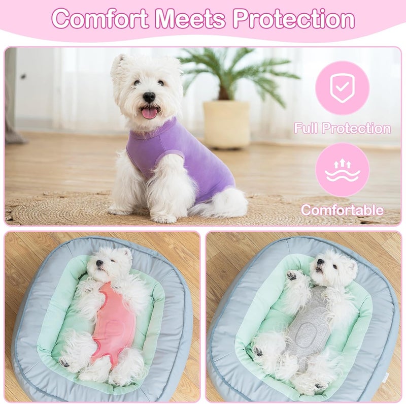 Coppthinktu Dog Surgery Recovery Suit for Dogs After Surgery Female, Dog Onesie Neuter Puppy Spay Shirts, Post-Op Bodysuit Pajamas Anti Licking Abdominal Wounds Cone Alternative - Image 3