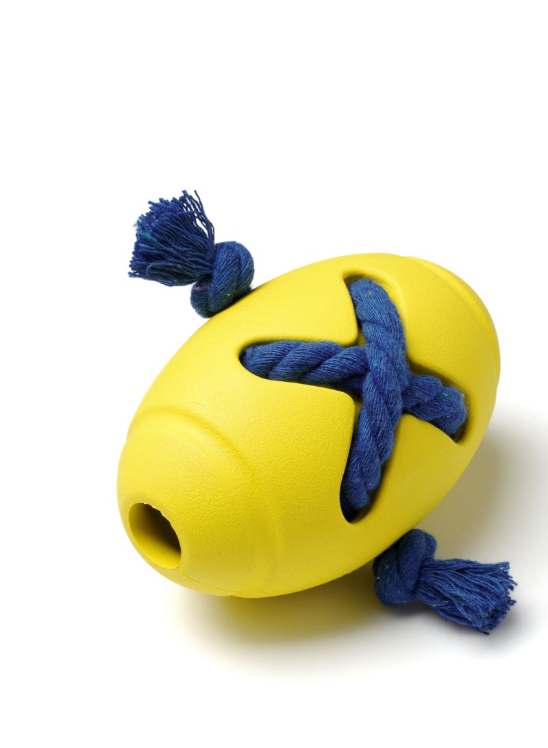 GULFLINK Non Toxic Natural Rubber Squeaky Toy For  Dogs Yellow - Image 3