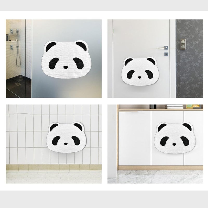 Panda Shape Wall Mounted Cat Scratching Board, Corrugated Paper Scratch Pad for Kittens, Space Saving Interactive Cat Scratcher with Adorable Design for Home Use - Image 5