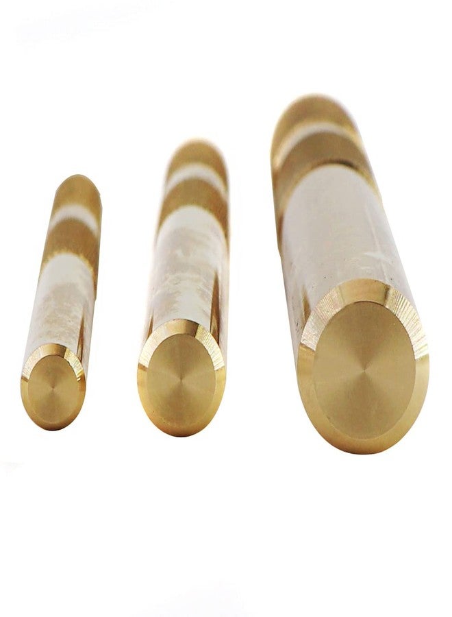 Tektall 61360 Brass Drift Punch Set, 3/4-Inch 1/2-Inch 3/8-Inch 3/4'' 1/2'' 3/8'' Hand Tool Punches Tools for Home use - Image 5