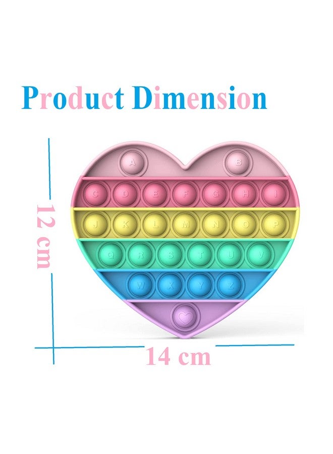 فنبلاست مجموعة FunBlast Pop it (عبوة من لعبتين Popit)، ألعاب أطفال، ألعاب فيدجيت، لعبة Pop it، لعبة Push Pop Bubble Fidget الحسية، لعبة تخفيف التوتر Fidget الحسية، هدايا مبتكرة للبنات والأولاد والأطفال (34) - Image 2