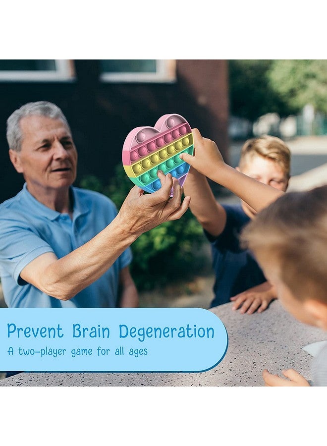 فنبلاست مجموعة FunBlast Pop it (عبوة من لعبتين Popit)، ألعاب أطفال، ألعاب فيدجيت، لعبة Pop it، لعبة Push Pop Bubble Fidget الحسية، لعبة تخفيف التوتر Fidget الحسية، هدايا مبتكرة للبنات والأولاد والأطفال (34) - Image 3