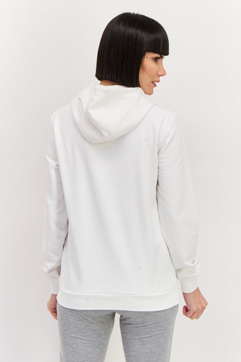 SKECHERS Women Sportswear Fit Training Hoodie, White  - Image 2