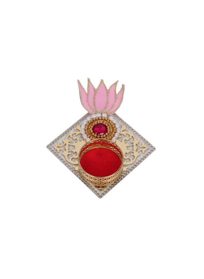 Madhoor Fancy Lotus Tealight Candle Holder 12 cm  - Image 2