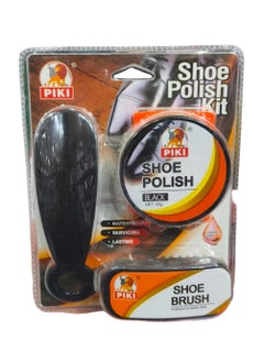 PIKI Shoe Polish Kit with Shoe Horn Shoe Cream and Shoe Brush  - Image 1