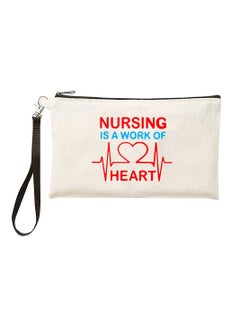 PRINTSHOP4ME Nurse Appreciation Gift - Cosmetic Bag - Multi Purpose Full Zipper Pouch with Funny Designs Print - Nursing Supplies and Practitioner Gifts - Survival kit (Design 6)  - Image 1