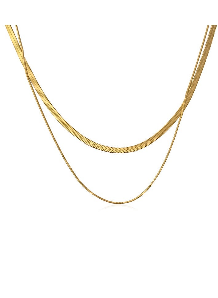 European and American Style Fashion Herringbone Chain - Image 4