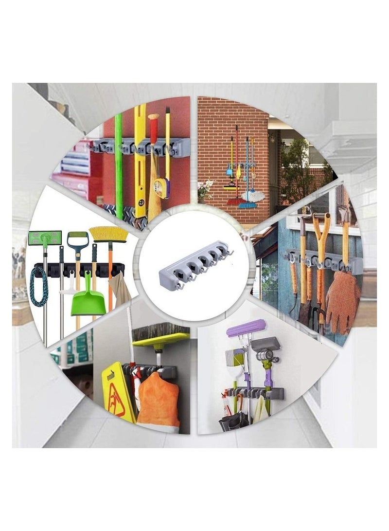 بلومنغ تايم 4 فتحات ممسحة مثبتة على الحائط وحامل مكنسة متوسط - Image 5