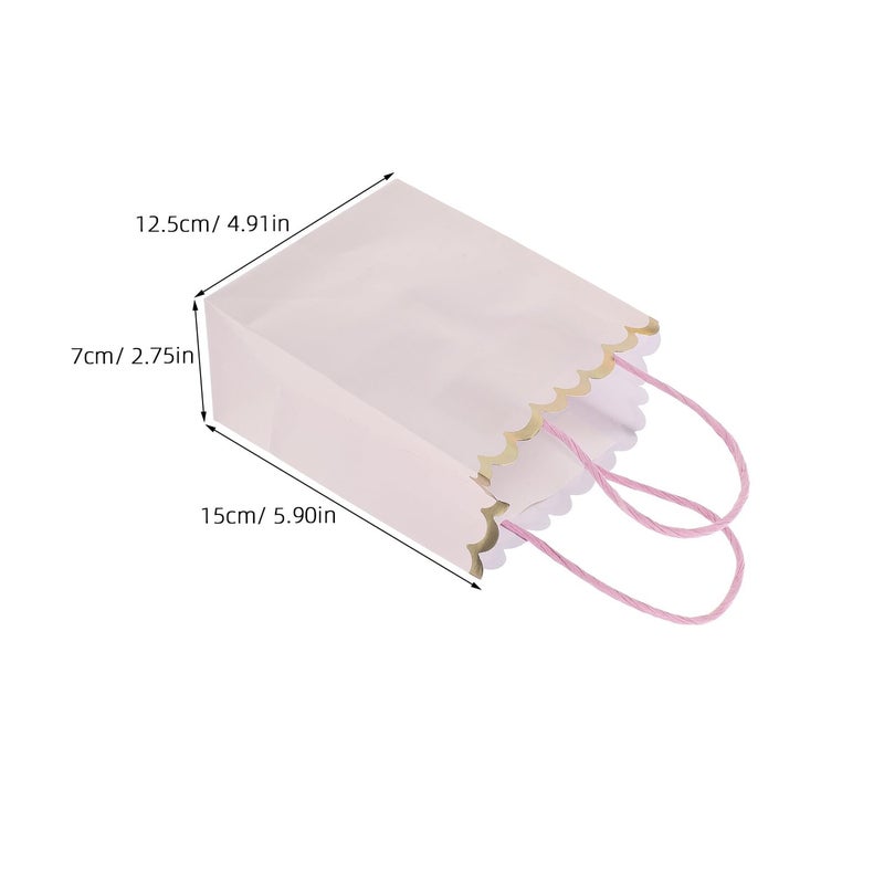 Macaron Color Paper Gift Bags With Handle 10pcs Set For Party Favors Presents - Image 3