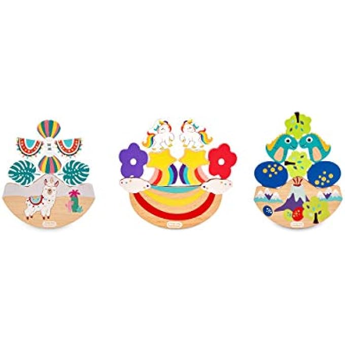 WOODEN CRITTERS BALANCING TOY LLAMA CORN - Image 5