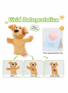 KASTWAVE Hand Puppet Toys, Plush Stuffed Hand Puppets Animals Soft Lovely Wildlife Toy Doll Funny Developing Intelligence Birthday Gifts for Kids Toddler Adults Babies  - Image 4
