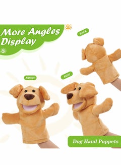 KASTWAVE Hand Puppet Toys, Plush Stuffed Hand Puppets Animals Soft Lovely Wildlife Toy Doll Funny Developing Intelligence Birthday Gifts for Kids Toddler Adults Babies  - Image 3