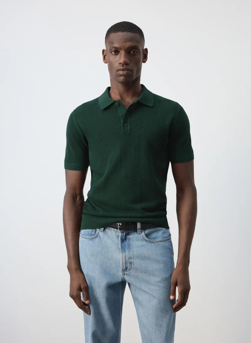 100% Cotton Knitted Polo Structure