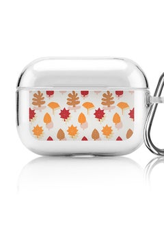 Stylizedd Classic Clear printed Case for Apple AirPods Pro 2nd Generation Thin Transparent Cover [Designed for Apple AirPods Pro 2nd Generation] - Autumn Scribble  - Image 1