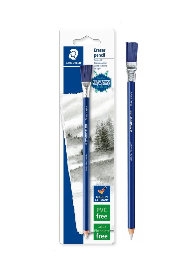 STAEDTLER - 1-Piece Mars Rasor Eraser Pencil With Brush For Pinpoint Erasing - Image 1