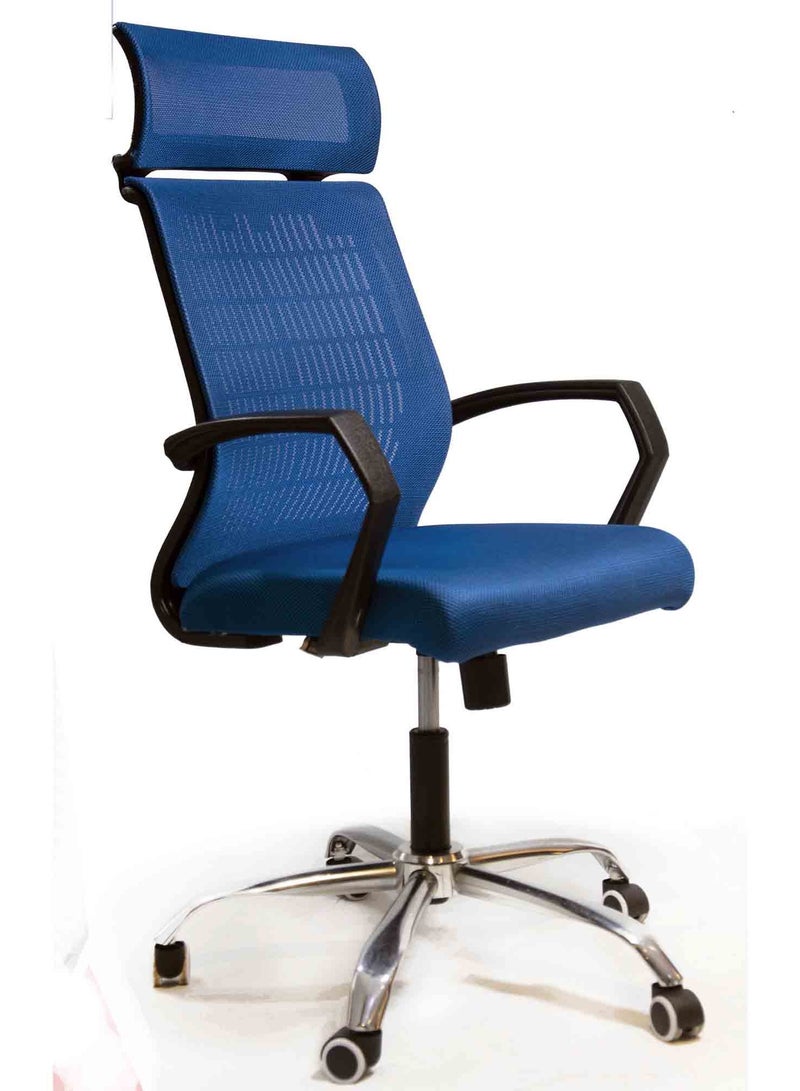 elhelow style Waiting Office Chair White&Black 50X50X110 Cm  - Image 1